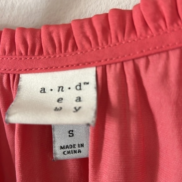 A new day long sleeve blouse size S peach color - Picture 6 of 8